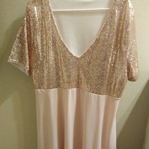 Dress with sequence